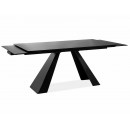 Стол обеденный SIGNAL SALVADORE черный мат/черный мат 160-240/90